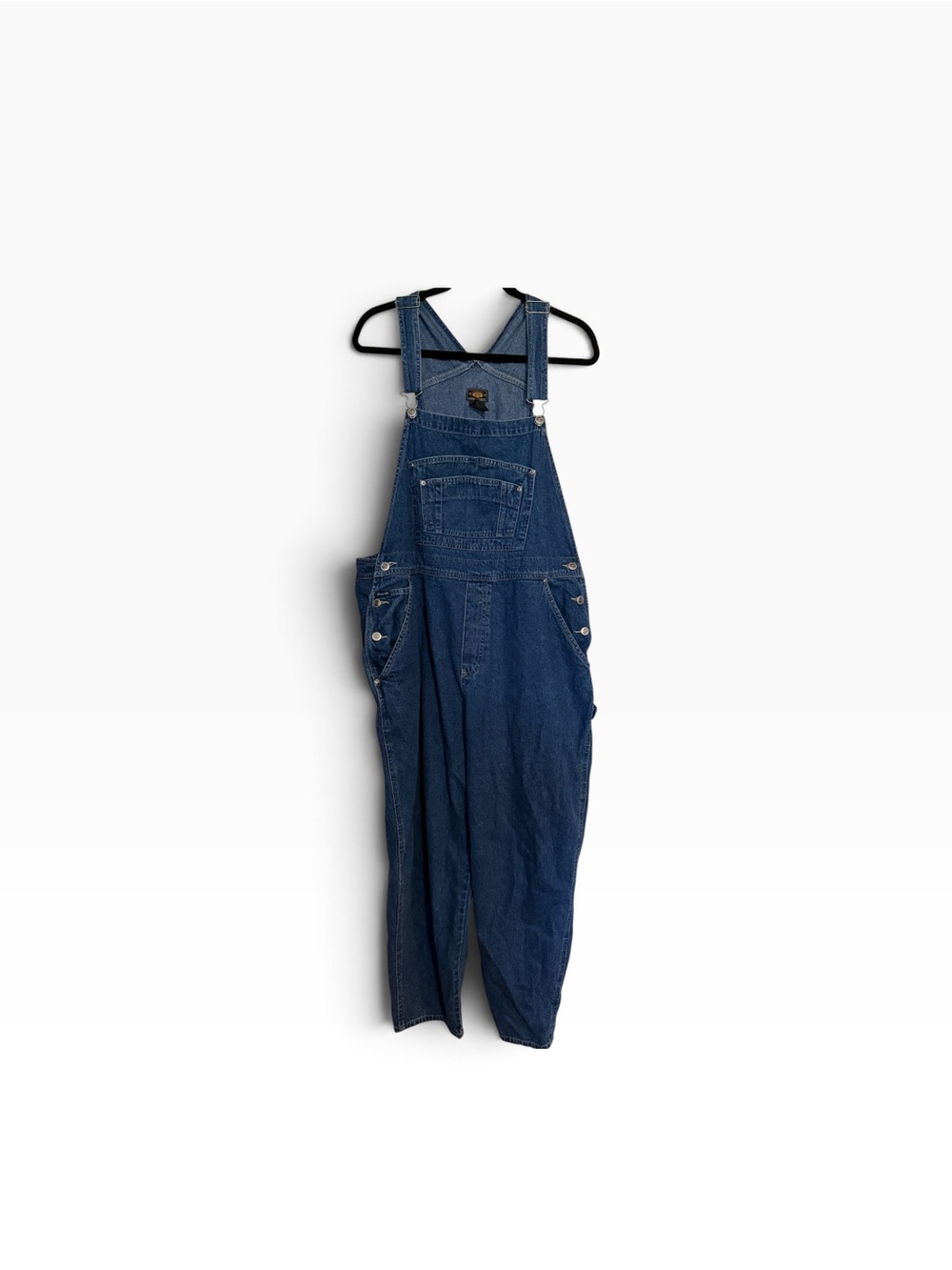 Vintage 90’s Blue Denim Overalls Size 22W